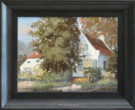 J. van Rossum, olieverf, Leiden e.o., inlijsten